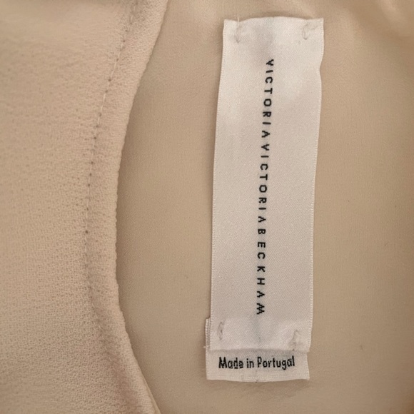 Victoria Beckham beige dress. Size 6. Mail 100% wool Lining 100%Silk - Picture 3 of 5